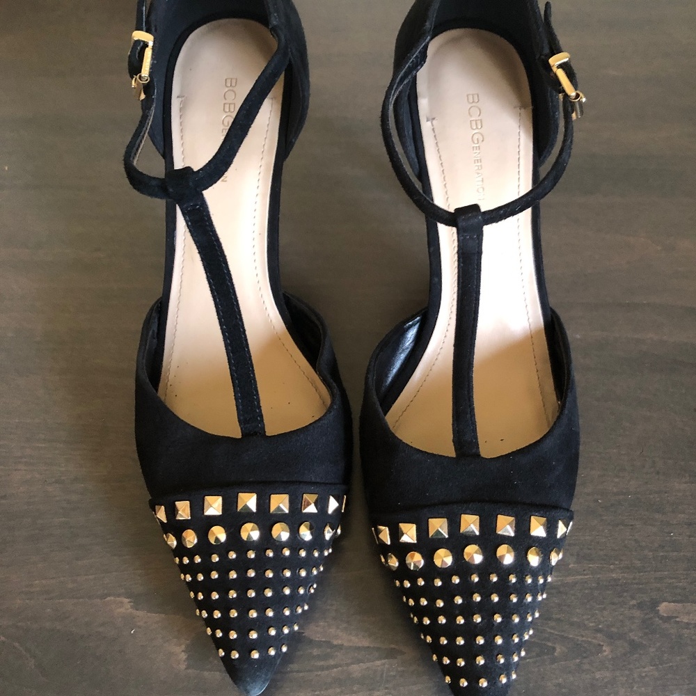 Bcbgeneration Studded Toe T-Strap Pumps - image 2